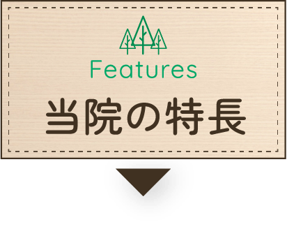 Features 当院の特長